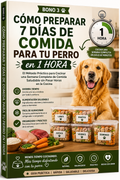 CÓMO PREPARAR 7 DÍAS DE COMIDA PARA TU PERRO EN 1 HORA
