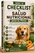 CHECKLIST DE SALUD NUTRICIONAL PARA TU PERRO